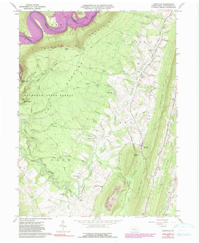 United States Geological Survey Cassville, PA (1963, 24000-Scale) digital map