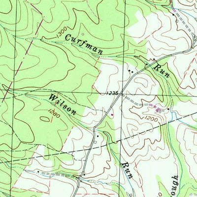 United States Geological Survey Cassville, PA (1994, 24000-Scale) digital map
