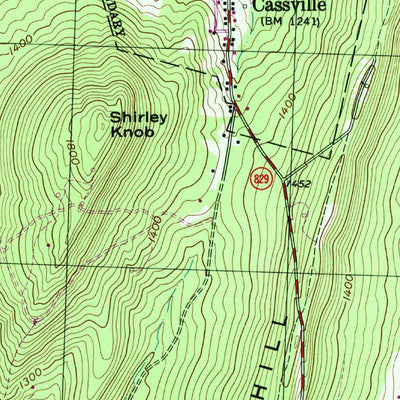 United States Geological Survey Cassville, PA (1994, 24000-Scale) digital map