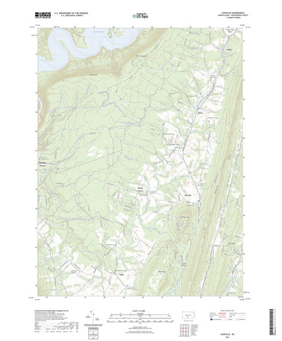 United States Geological Survey Cassville, PA (2023, 24000-Scale) digital map