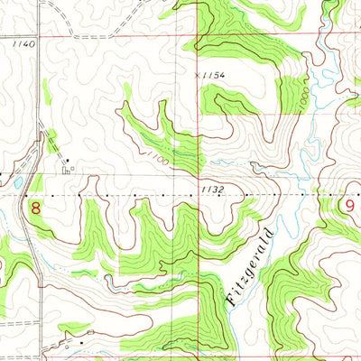 United States Geological Survey Castalia, IA (1981, 24000-Scale) digital map