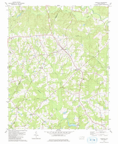 United States Geological Survey Castalia, NC (1979, 24000-Scale) digital map