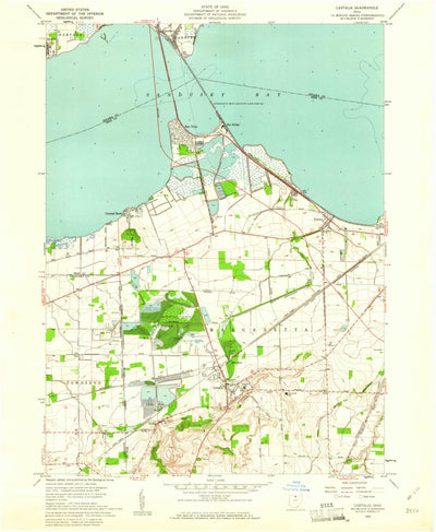 United States Geological Survey Castalia, OH (1959, 24000-Scale) digital map