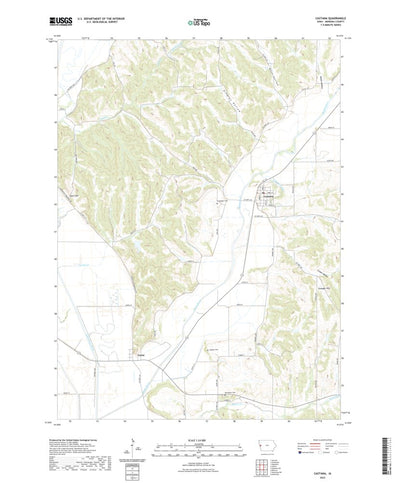 United States Geological Survey Castana, IA (2022, 24000-Scale) digital map