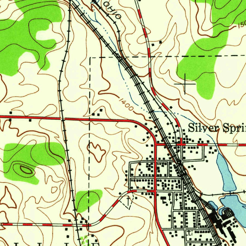 Castille State Map Castile, NY (1943, 24000-Scale) Map by United States Geological Survey ...