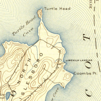 United States Geological Survey Castine, ME (1904, 62500-Scale) digital map