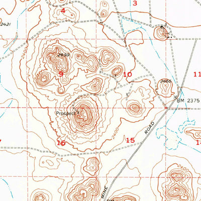 United States Geological Survey Castle Butte, CA (1956, 62500-Scale) digital map