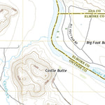 United States Geological Survey Castle Butte, ID (2020, 24000-Scale) digital map