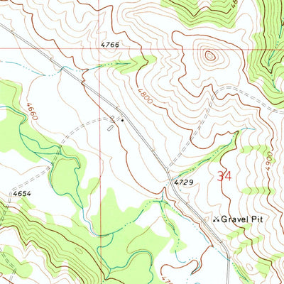 United States Geological Survey Castle Butte, MT (1970, 24000-Scale) digital map