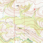 United States Geological Survey Castle Butte, MT (1995, 24000-Scale) digital map