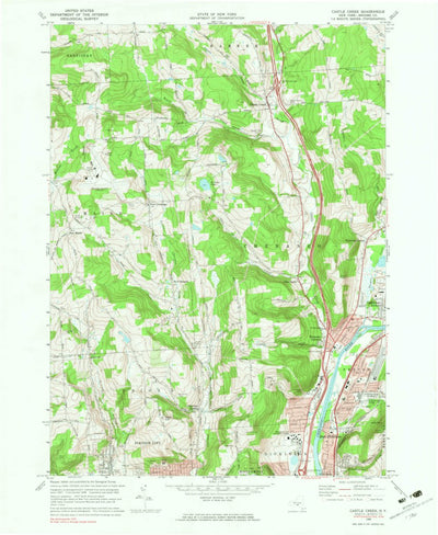 United States Geological Survey Castle Creek, NY (1968, 24000-Scale) digital map