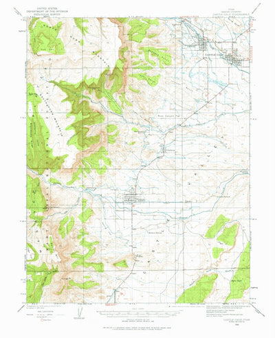 United States Geological Survey Castle Dale, UT (1923, 62500-Scale) digital map