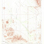 United States Geological Survey Castle Dome Mountains, AZ (1964, 62500-Scale) digital map