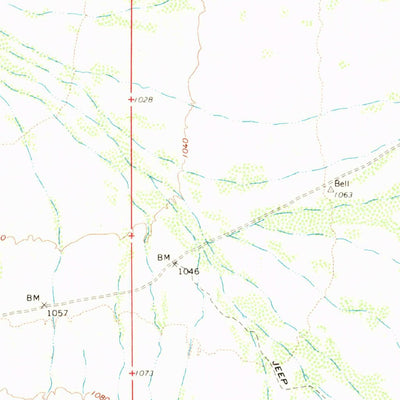 United States Geological Survey Castle Dome Mountains, AZ (1964, 62500-Scale) digital map