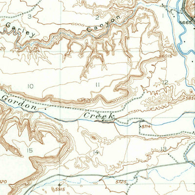 United States Geological Survey Castle Gate, UT (1914, 62500-Scale) digital map