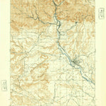 United States Geological Survey Castle Gate, UT (1916, 62500-Scale) digital map