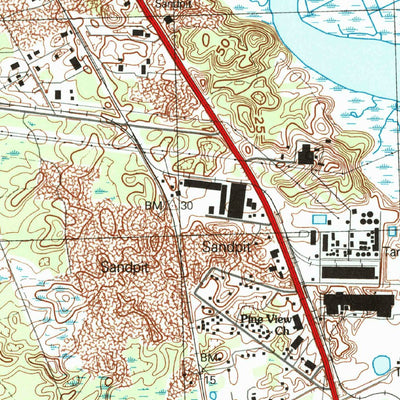 United States Geological Survey Castle Hayne, NC (1997, 24000-Scale) digital map