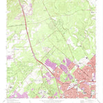 United States Geological Survey Castle Hills, TX (1967, 24000-Scale) digital map