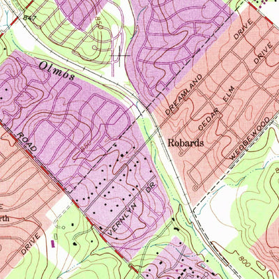 United States Geological Survey Castle Hills, TX (1967, 24000-Scale) digital map
