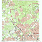 United States Geological Survey Castle Hills, TX (1992, 24000-Scale) digital map