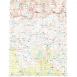 United States Geological Survey Castle Mountain, MT-WY (1986, 24000-Scale) digital map