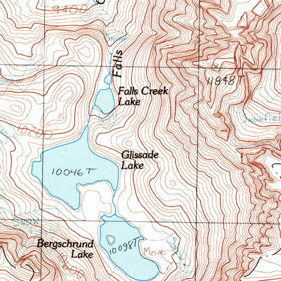 United States Geological Survey Castle Mountain, MT-WY (1986, 24000-Scale) digital map
