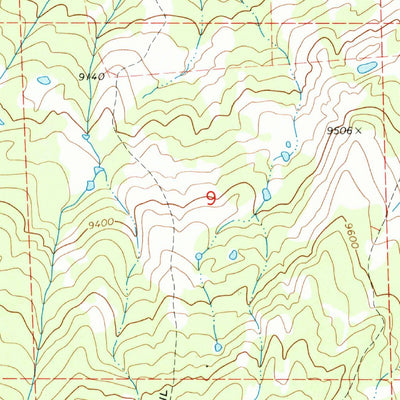 United States Geological Survey Castle Peak, CO (1972, 24000-Scale) digital map