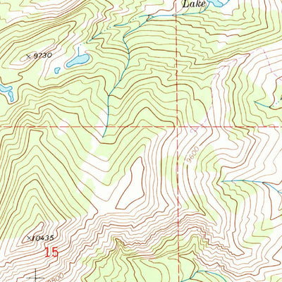 United States Geological Survey Castle Peak, CO (1972, 24000-Scale) digital map