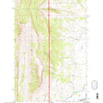 United States Geological Survey Castle Reef, MT (1995, 24000-Scale) digital map