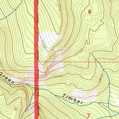 United States Geological Survey Castle Reef, MT (1995, 24000-Scale) digital map