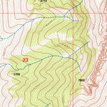 United States Geological Survey Castle Reef, MT (1995, 24000-Scale) digital map