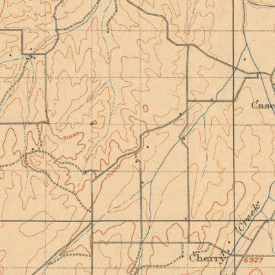 United States Geological Survey Castle Rock, CO (1913, 125000-Scale) digital map