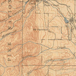United States Geological Survey Castle Rock, CO (1913, 125000-Scale) digital map
