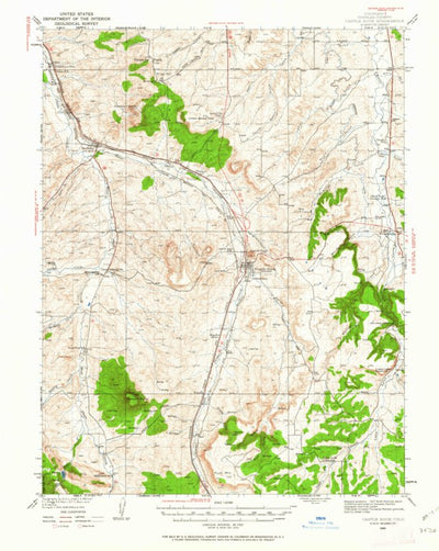 United States Geological Survey Castle Rock, CO (1940, 62500-Scale) digital map