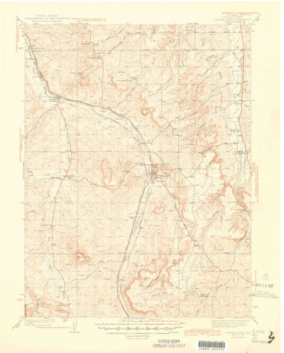 United States Geological Survey Castle Rock, CO (1945, 62500-Scale) digital map