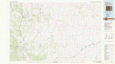 United States Geological Survey Castle Rock, CO (1983, 100000-Scale) digital map