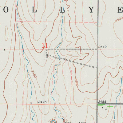 United States Geological Survey Castle Rock NE, KS (1972, 24000-Scale) digital map