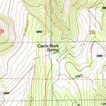 United States Geological Survey Castle Rock, OR (1990, 24000-Scale) digital map