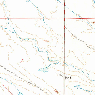 United States Geological Survey Castle Rock, SD (1977, 24000-Scale) digital map