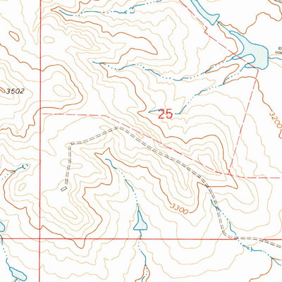United States Geological Survey Castle Rock, SD (1977, 24000-Scale) digital map