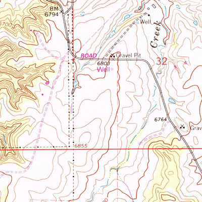 United States Geological Survey Castle Rock South, CO (1965, 24000-Scale) digital map