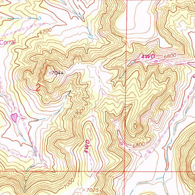 United States Geological Survey Castle Rock South, CO (1965, 24000-Scale) digital map