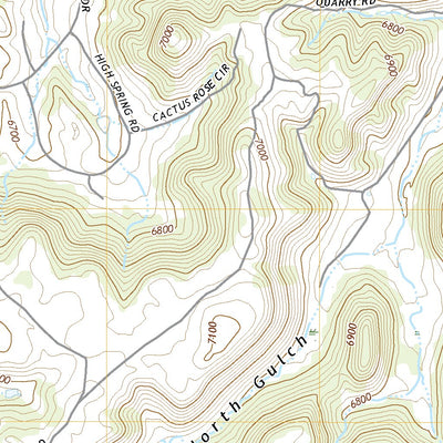 United States Geological Survey Castle Rock South, CO (2022, 24000-Scale) digital map