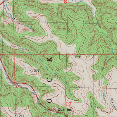 United States Geological Survey Castle Rock, WI (1983, 24000-Scale) digital map