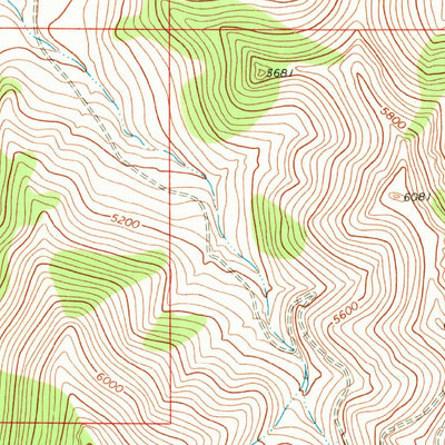 United States Geological Survey Castle Rocks, MT (1967, 24000-Scale) digital map