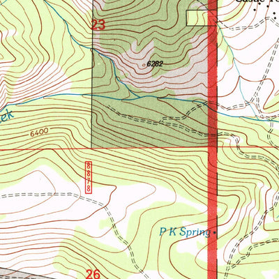 United States Geological Survey Castle Town, MT (1995, 24000-Scale) digital map