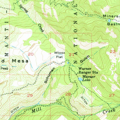 United States Geological Survey Castle, UT (1954, 62500-Scale) digital map