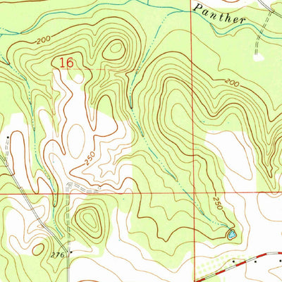 United States Geological Survey Castleberry, AL (1971, 24000-Scale) digital map