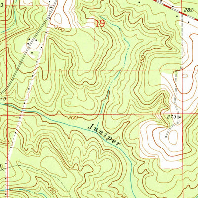 United States Geological Survey Castleberry, AL (1971, 24000-Scale) digital map