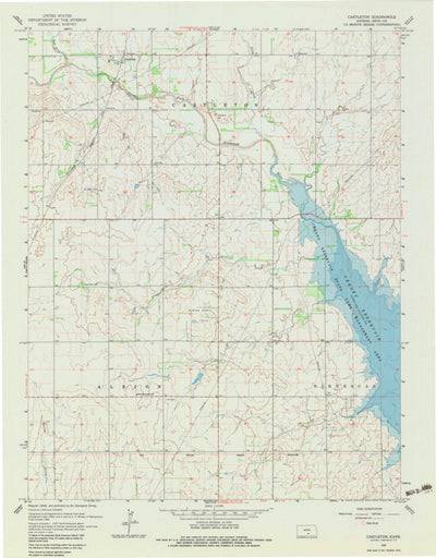 United States Geological Survey Castleton, KS (1965, 24000-Scale) digital map